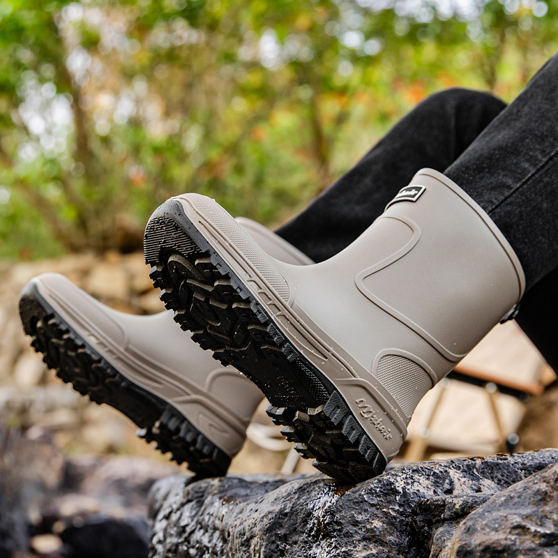 Fishing Boots - 36-47 Maat Slijtvaste Regenlaarzen Met Dikke