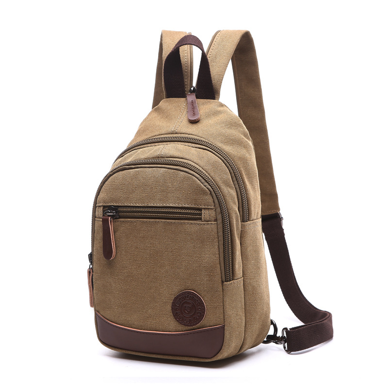 Fishing Belt - Tactische schoudertas wandelrugzak heren canvas outdoor