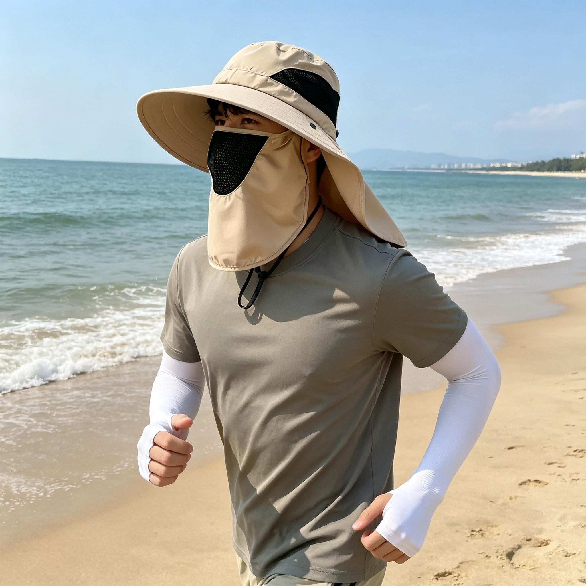 Volledige gezichts- en nekbesc - Fishing Hat recensie en prijs