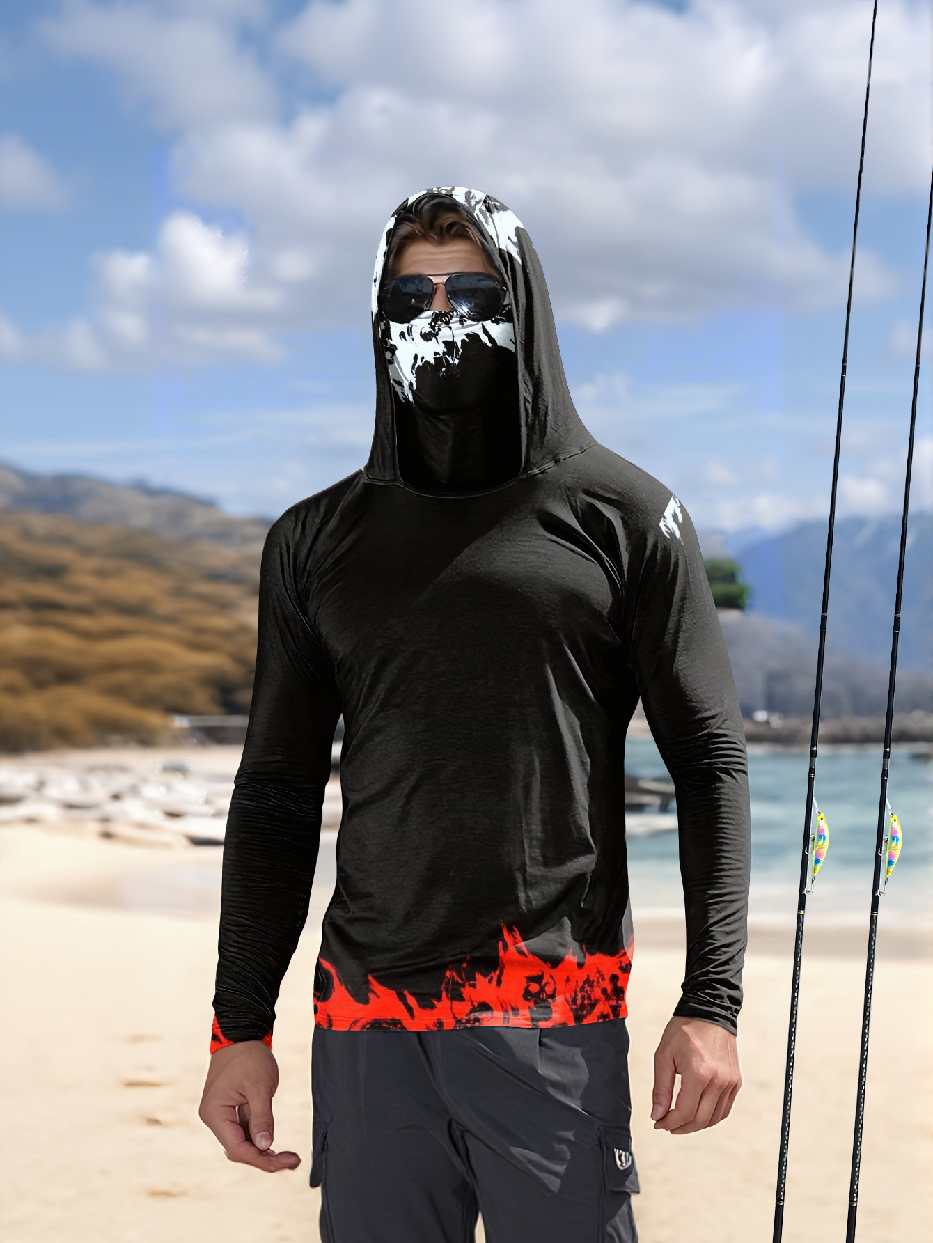 Heren Hood Fishing Shirt met l - Fishing Hoodie recensie en prijs