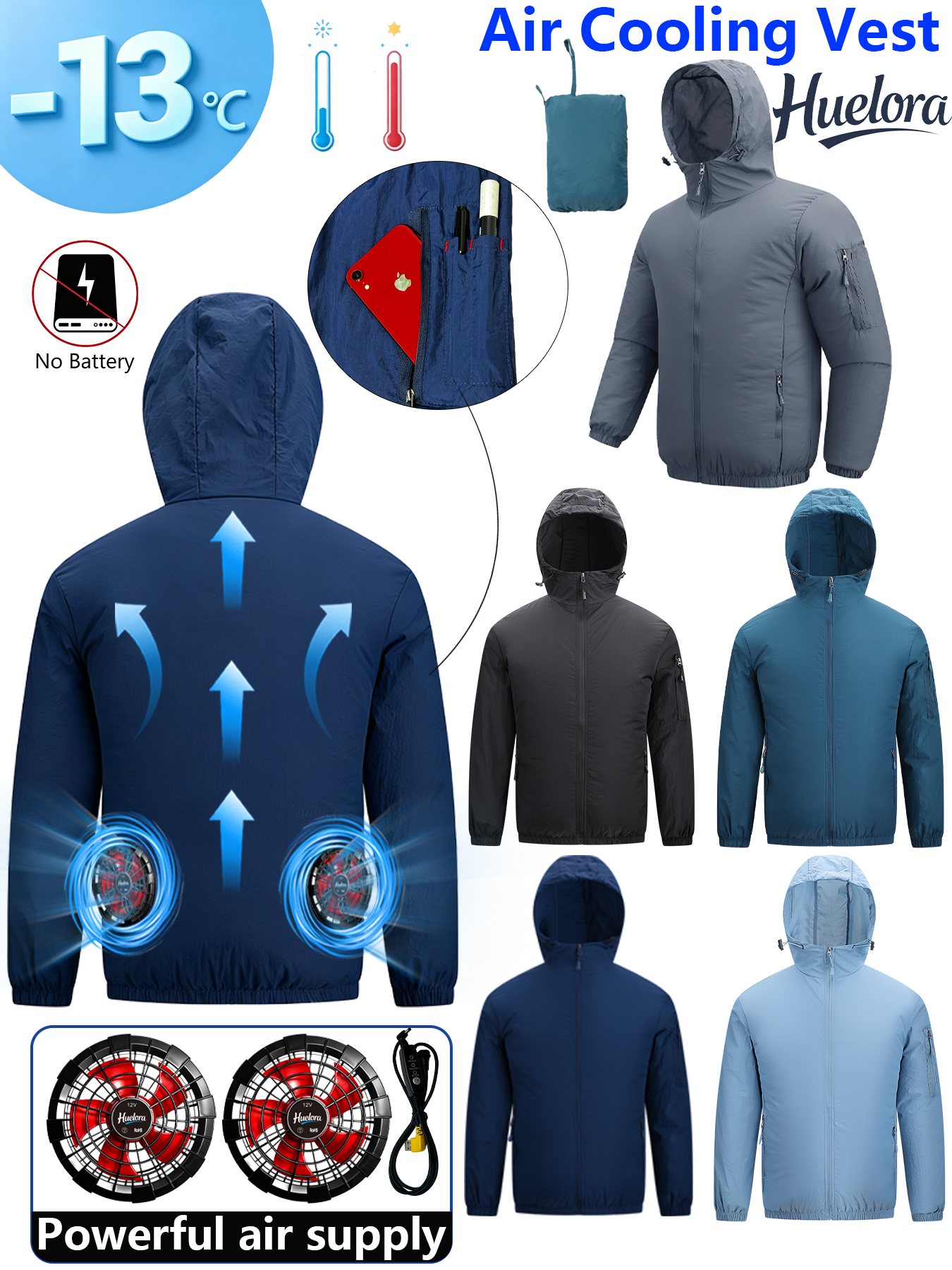 Herensjas met capuchon, USB-ko - Fishing Hoodie recensie en prijs