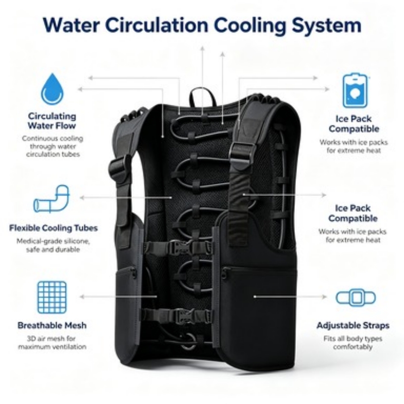 Waterkoelend vest met schouder - Fishing Vest recensie en prijs