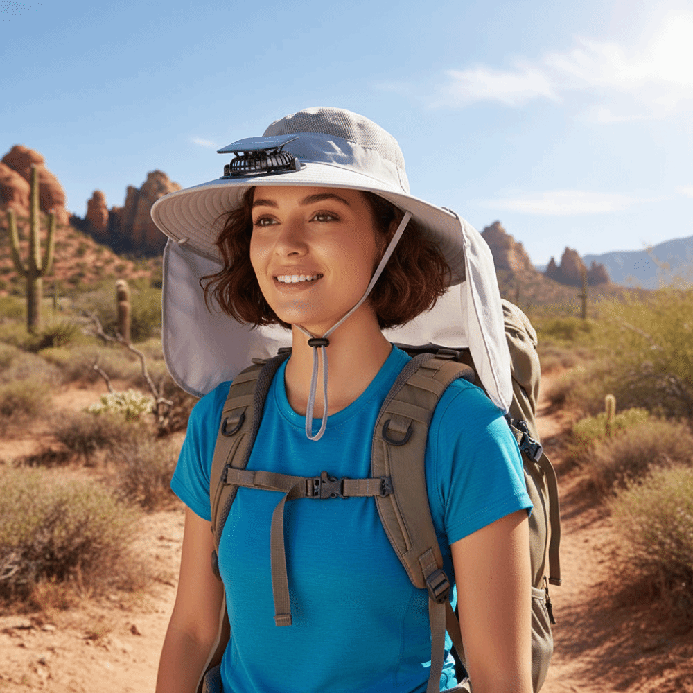 Mode UPF50+ zonnehoed met vent - Fishing Hat recensie en prijs