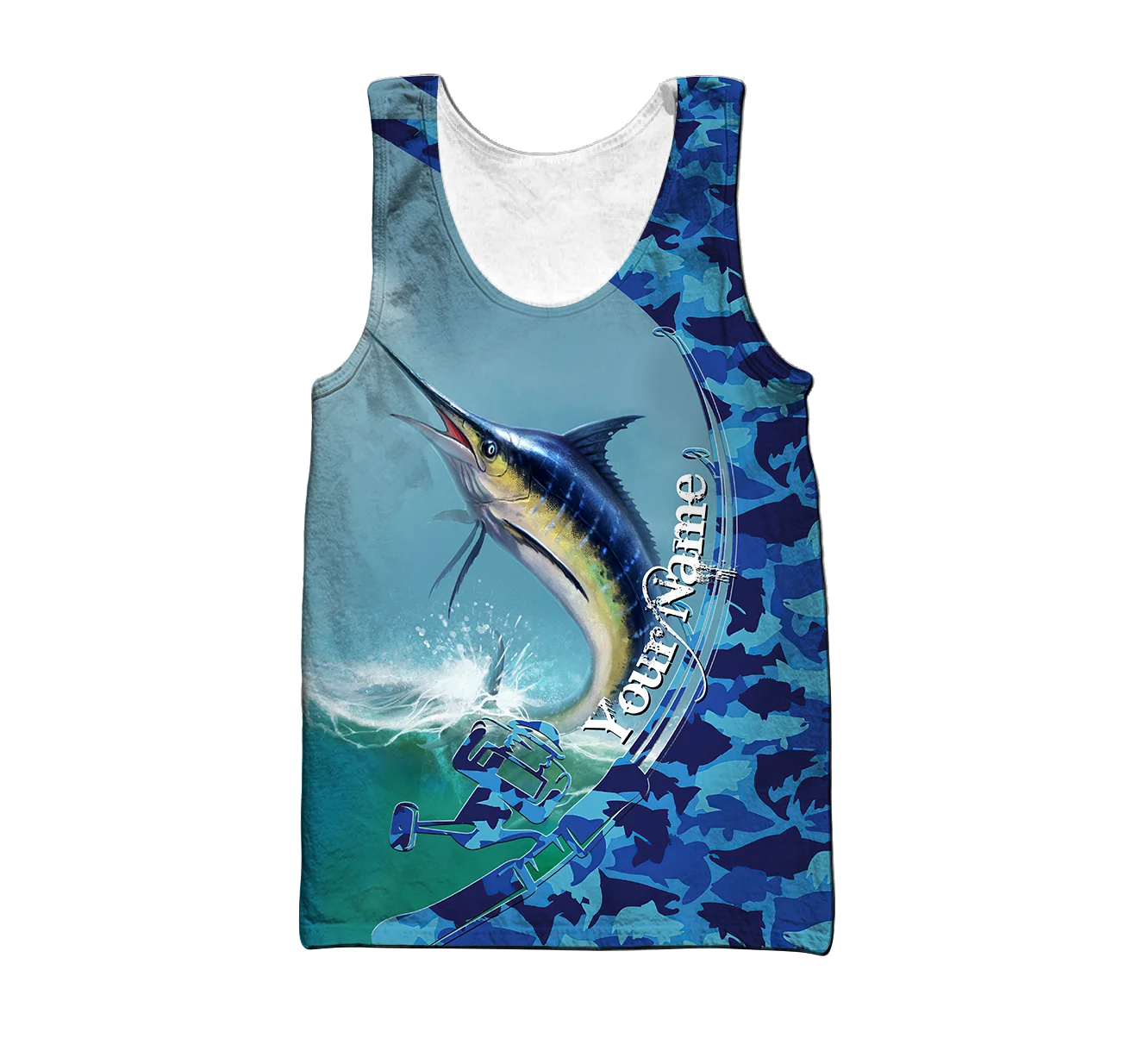 Custom Naam Mahi Mahi Vissen 3 - Fishing Vest recensie en prijs