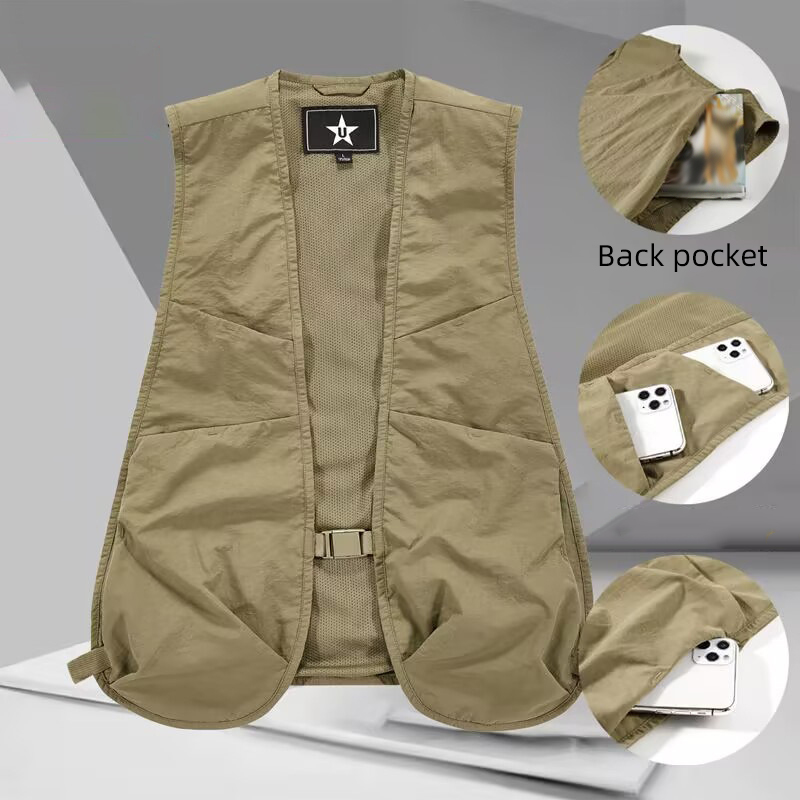Lichtgewicht unisex gilet Vest - Fishing Vest recensie en prijs